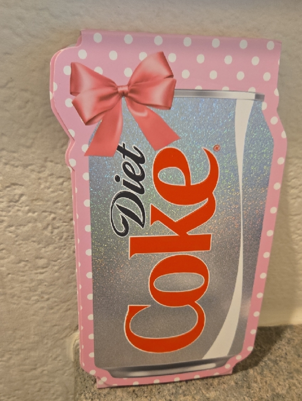 Coca Cola Pink Polka Diet Coke Pad Brand New